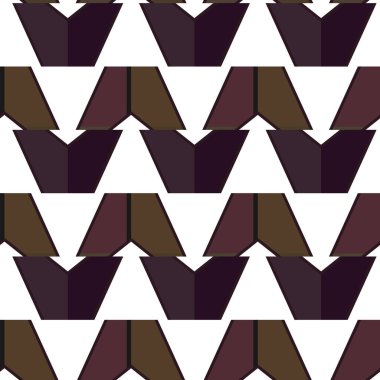 Geometrik süslemeli vektör deseni. Kusursuz tasarım dokusu.