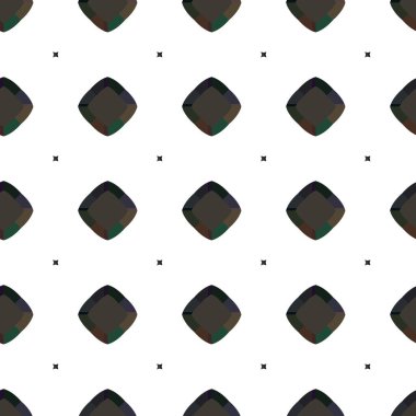 Geometrik süslemeli vektör deseni. Kusursuz tasarım dokusu. 
