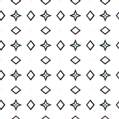 Geometrik süslemeli vektör deseni. Kusursuz tasarım dokusu.