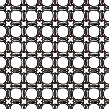 Soyut geometrik süslemeli vektör deseni. Kusursuz tasarım dokusu.