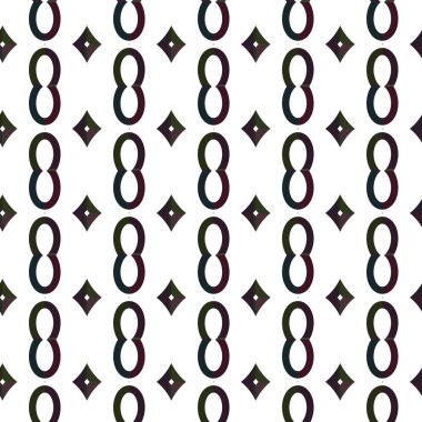 Geometrik süslemeli vektör deseni. Kusursuz tasarım dokusu.