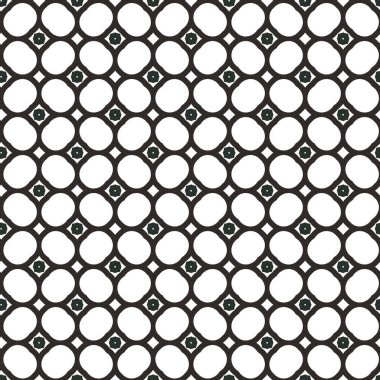 Geometrik süslemeli vektör deseni. Kusursuz tasarım dokusu.