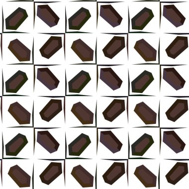 Geometrik süslemeli vektör deseni. Kusursuz tasarım dokusu.