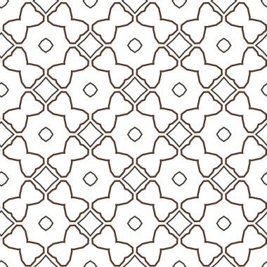 Geometrik süslemeli vektör deseni. Kusursuz tasarım dokusu.