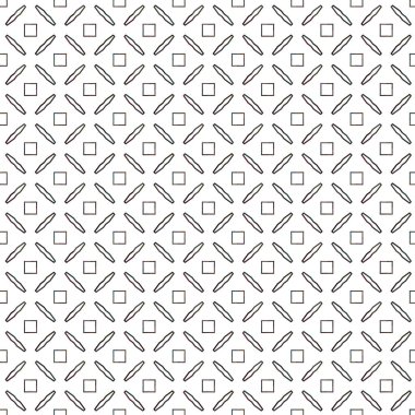 Geometrik süslemeli vektör deseni. Kusursuz tasarım dokusu.