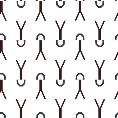 Geometrik süslemeli vektör deseni. Kusursuz tasarım dokusu. 