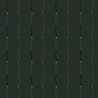 Modern geometrik vektör tasarımı, kusursuz desen çizimi