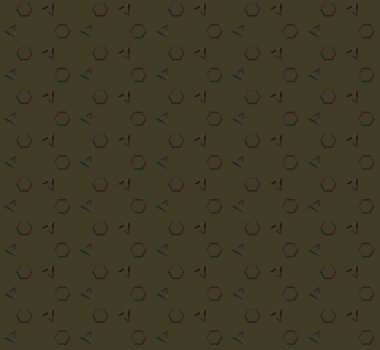 Geometrik süslemeli vektör deseni. Kusursuz tasarım dokusu.