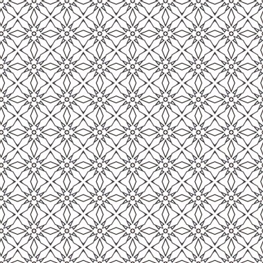 Geometrik süslemeli vektör deseni. Kusursuz tasarım dokusu. 