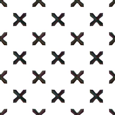 Geometrik süslemeli vektör deseni. Kusursuz tasarım dokusu. 