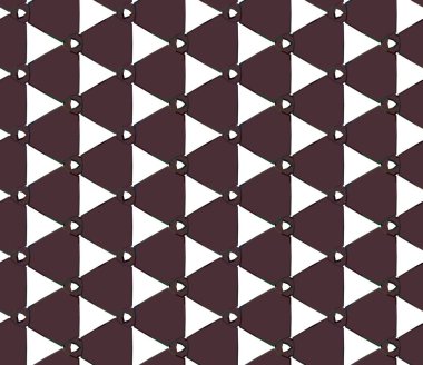 Geometrik süslemeli vektör deseni. Kusursuz tasarım dokusu. 