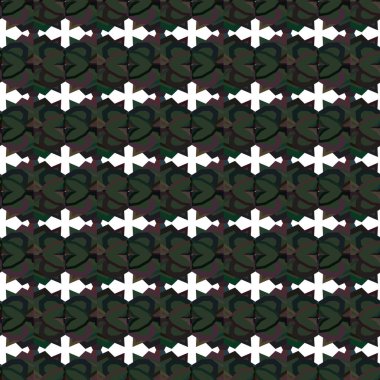 Kusursuz tasarım dokusu. Geometrik süslemeli vektör deseni. 