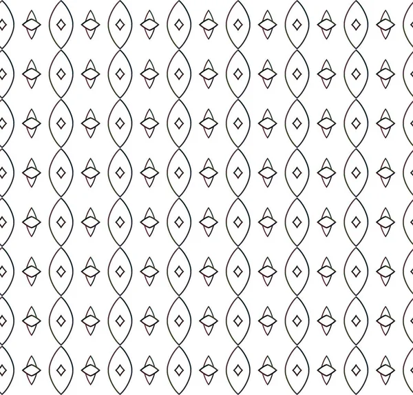 Naadloos Patroon Met Abstracte Geometrische Vormen — Stockvector