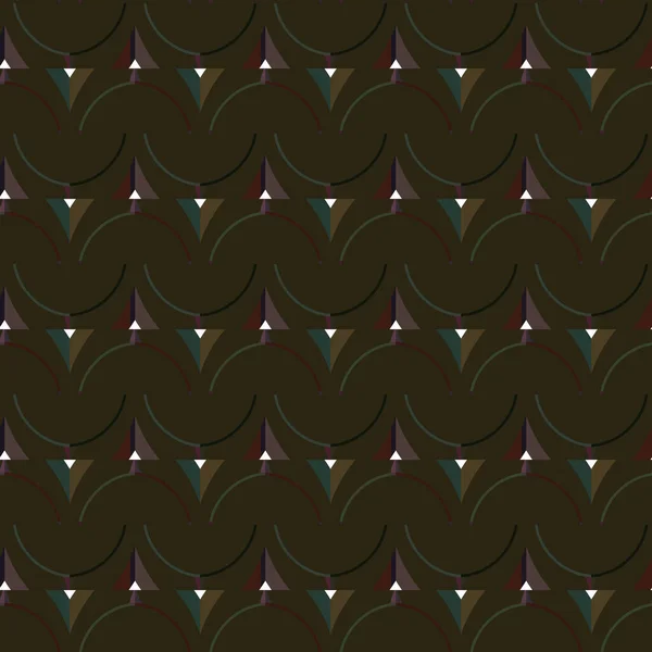 Patrón Vectorial Ornamental Geométrico Textura Diseño Sin Costuras — Archivo Imágenes Vectoriales