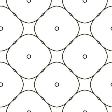 Geometrik süslemeli vektör deseni. Kusursuz tasarım dokusu.