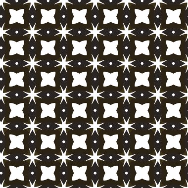 Geometrik süslemeli vektör deseni. Kusursuz tasarım dokusu.