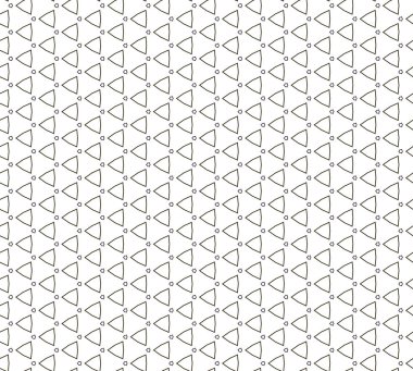 Geometrik süslemeli kusursuz desen. vektör illüstrasyonu