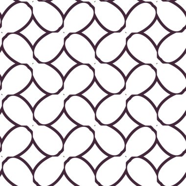 Geometrik süslemeli vektör deseni. Kusursuz tasarım dokusu.