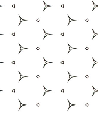 Geometrik süslemeli vektör deseni. Kusursuz tasarım dokusu.