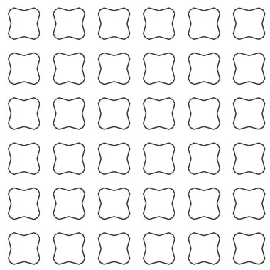 Geometrik süslemeli vektör deseni. Kusursuz tasarım dokusu.