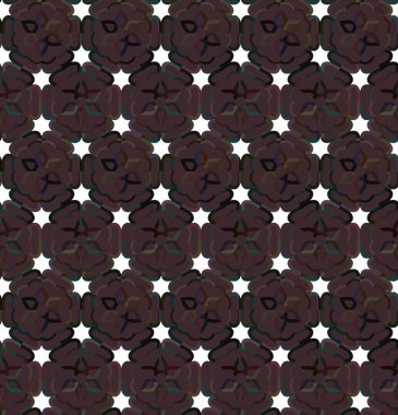 Geometrik süslemeli kusursuz desen. vektör illüstrasyonu