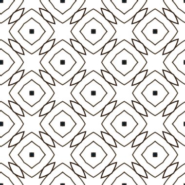 Geometrik süslemeli vektör deseni. Kusursuz tasarım dokusu.