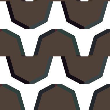 Geometrik vektör tasarımı, kusursuz desen çizimi