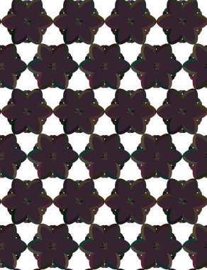 Modern geometrik vektör tasarımı, kusursuz desen çizimi