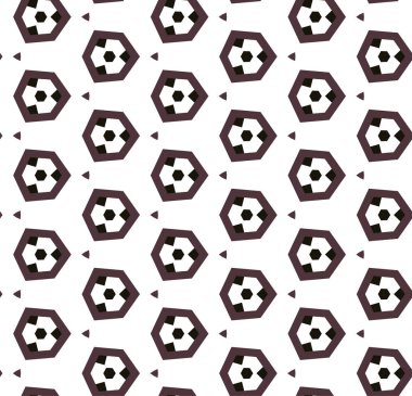 Geometrik süslemeli vektör deseni. Kusursuz tasarım dokusu. 