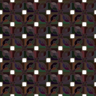 Geometrik süslemeli vektör deseni. Kusursuz tasarım dokusu.