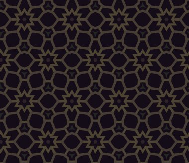 Geometrik süslemeli vektör deseni. Kusursuz tasarım dokusu.