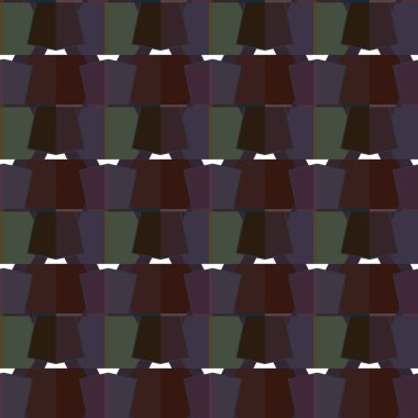 Geometrik süslemeli vektör deseni. Kusursuz tasarım dokusu.