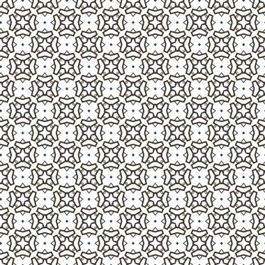 Geometrik süslemeli kusursuz desen. vektör illüstrasyonu