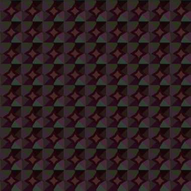 Geometrik süslemeli vektör deseni. Kusursuz tasarım dokusu.
