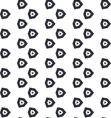 Geometrik süslemeli vektör deseni. Kusursuz tasarım dokusu. 