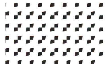 Geometrik süslemeli vektör deseni. Kusursuz tasarım dokusu. 