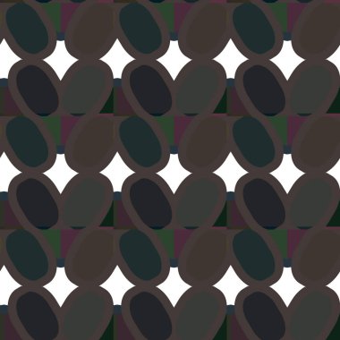 Geometrik süslemeli vektör deseni. Kusursuz tasarım dokusu.