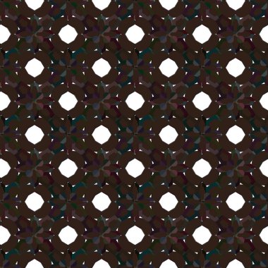 Geometrik süslemeli vektör deseni. Kusursuz tasarım dokusu. 