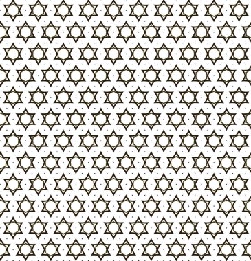 Geometrik süslemeli vektör deseni. Kusursuz tasarım dokusu. 