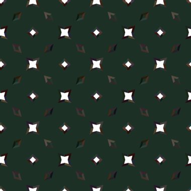 Geometrik süslemeli vektör deseni. Kusursuz tasarım dokusu.