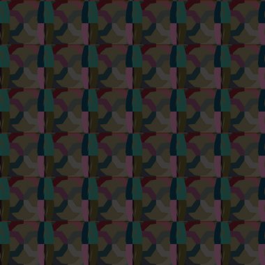 Geometrik süslemeli vektör deseni. Kusursuz tasarım dokusu. 