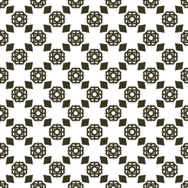 Geometrik süslemeli vektör deseni. Kusursuz tasarım dokusu.