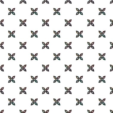 Geometrik süslemeli vektör deseni. Kusursuz tasarım dokusu. 