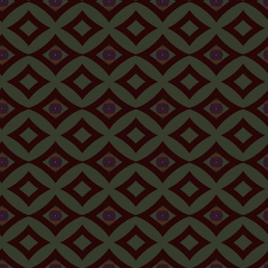 Geometrik süslemeli vektör deseni. Kusursuz tasarım dokusu. 