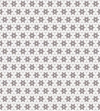 Geometrik süslemeli vektör deseni. Kusursuz tasarım dokusu.
