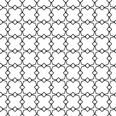 Geometrik süslemeli vektör deseni. Kusursuz tasarım dokusu.