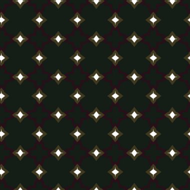 Geometrik süslemeli vektör deseni. Kusursuz tasarım dokusu. 