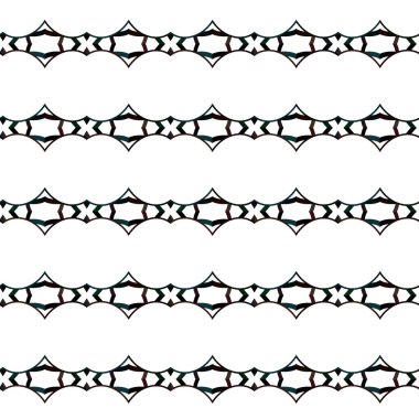 Modern geometrik vektör tasarımı, kusursuz desen çizimi