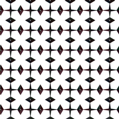 Geometrik süslemeli vektör deseni. Kusursuz tasarım dokusu.