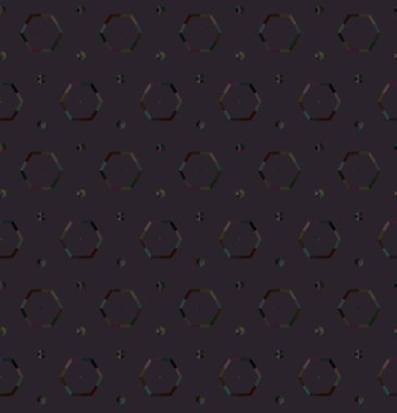 Modern geometrik vektör tasarımı, kusursuz desen çizimi